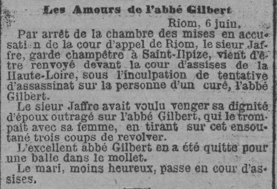 Des amours interdites… Ou la vengeance du garde-champêtre !