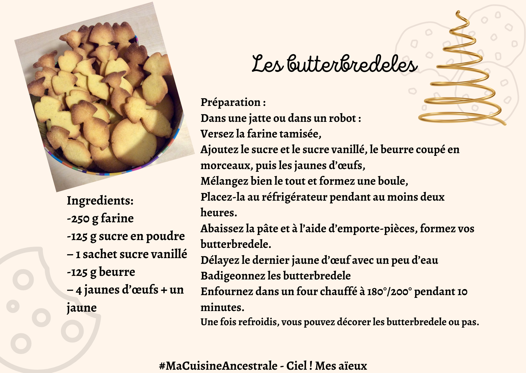 Les petits gâteaux au beurre ou Butterbredele – Un Soupçon de Gourmandise